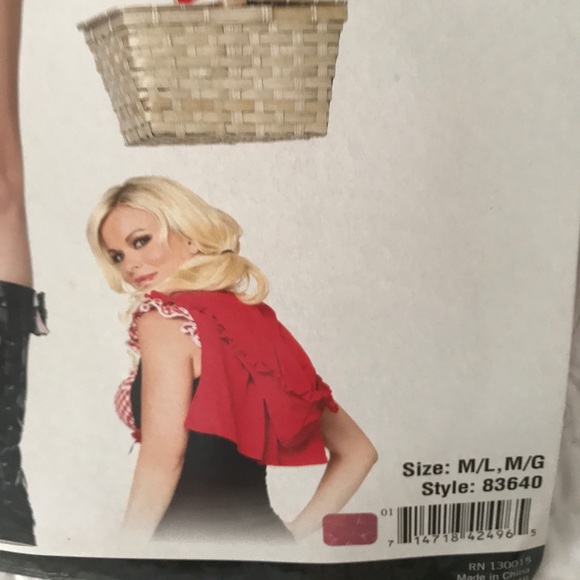 NWT Red Riding Hood Adult Halloween Costume - Picture 3 of 5