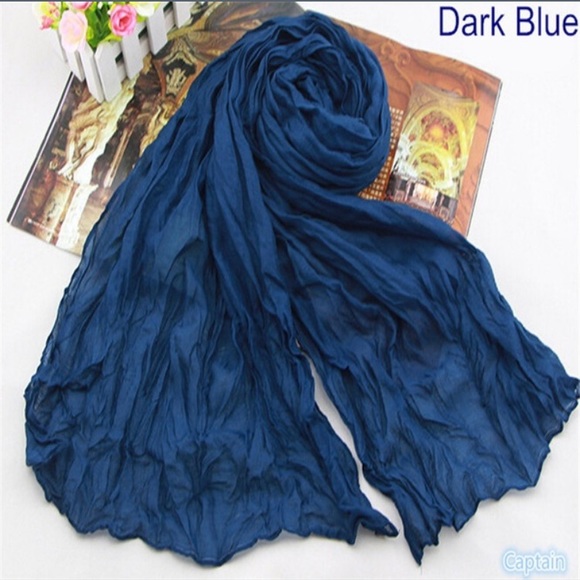Casual soft wrinkle scarf - Picture 4 of 6