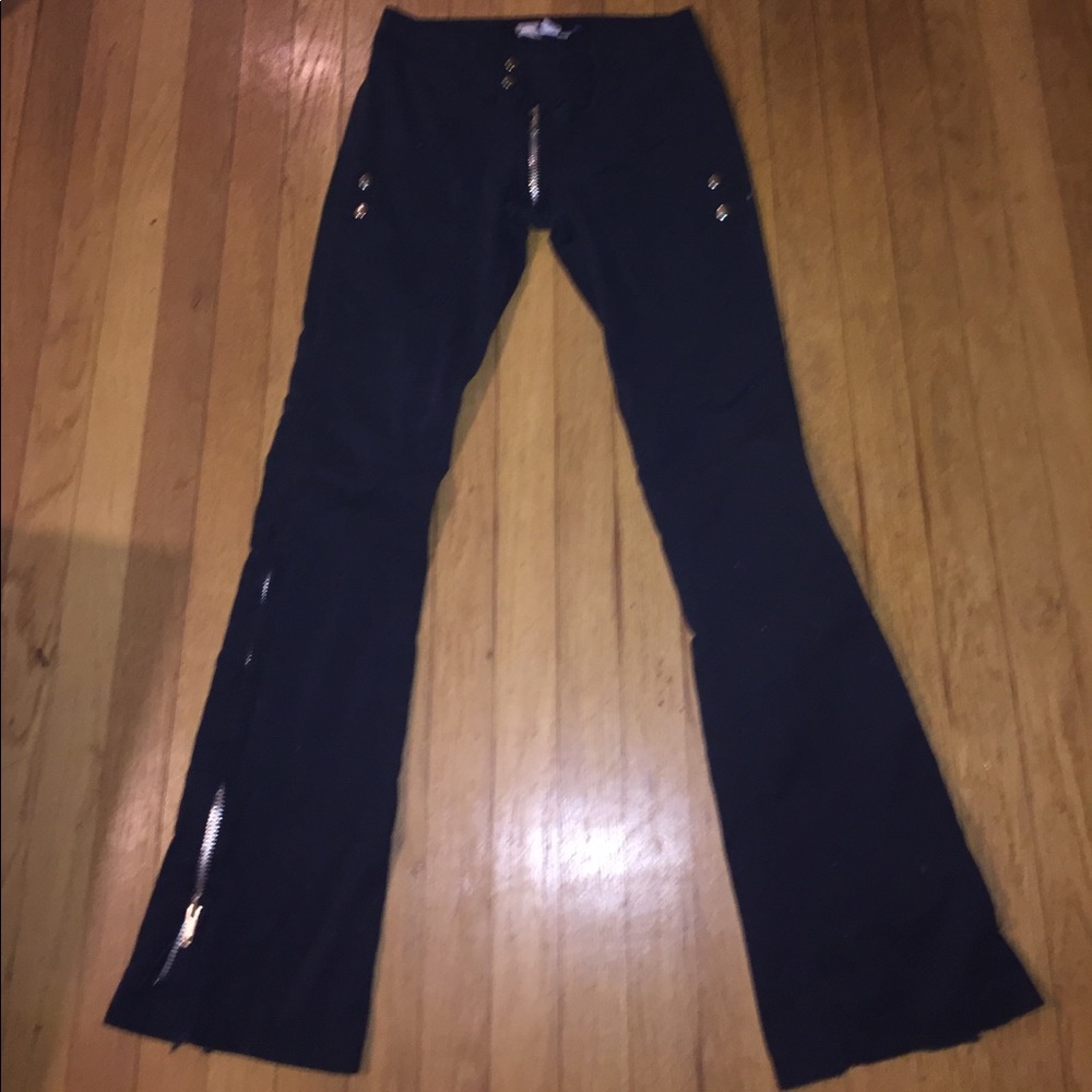 VINTAGE Bootcut Rocker Punk Bondage Pants size S
