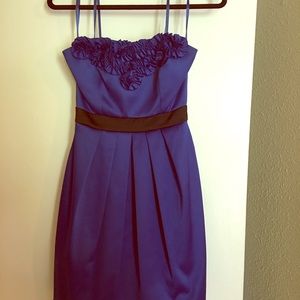 A beautiful blue semi-formal dress!