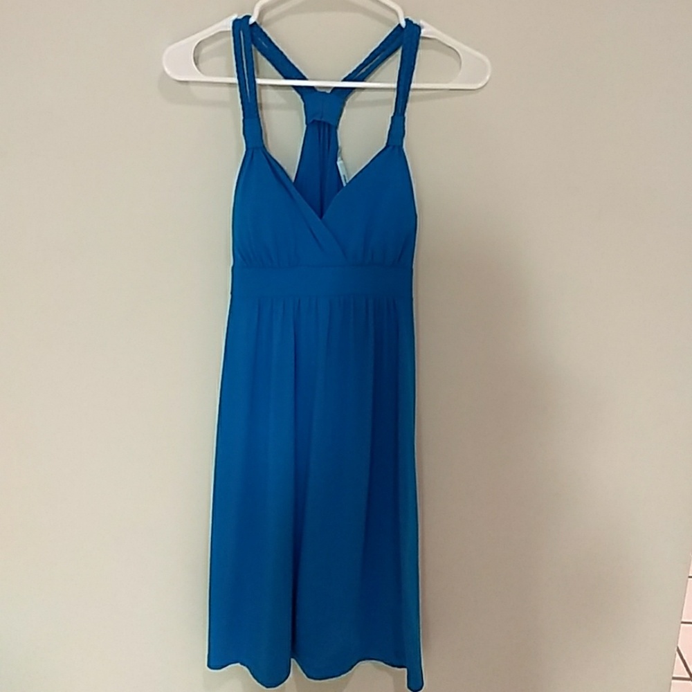 Small Maurices blue cotton dress.