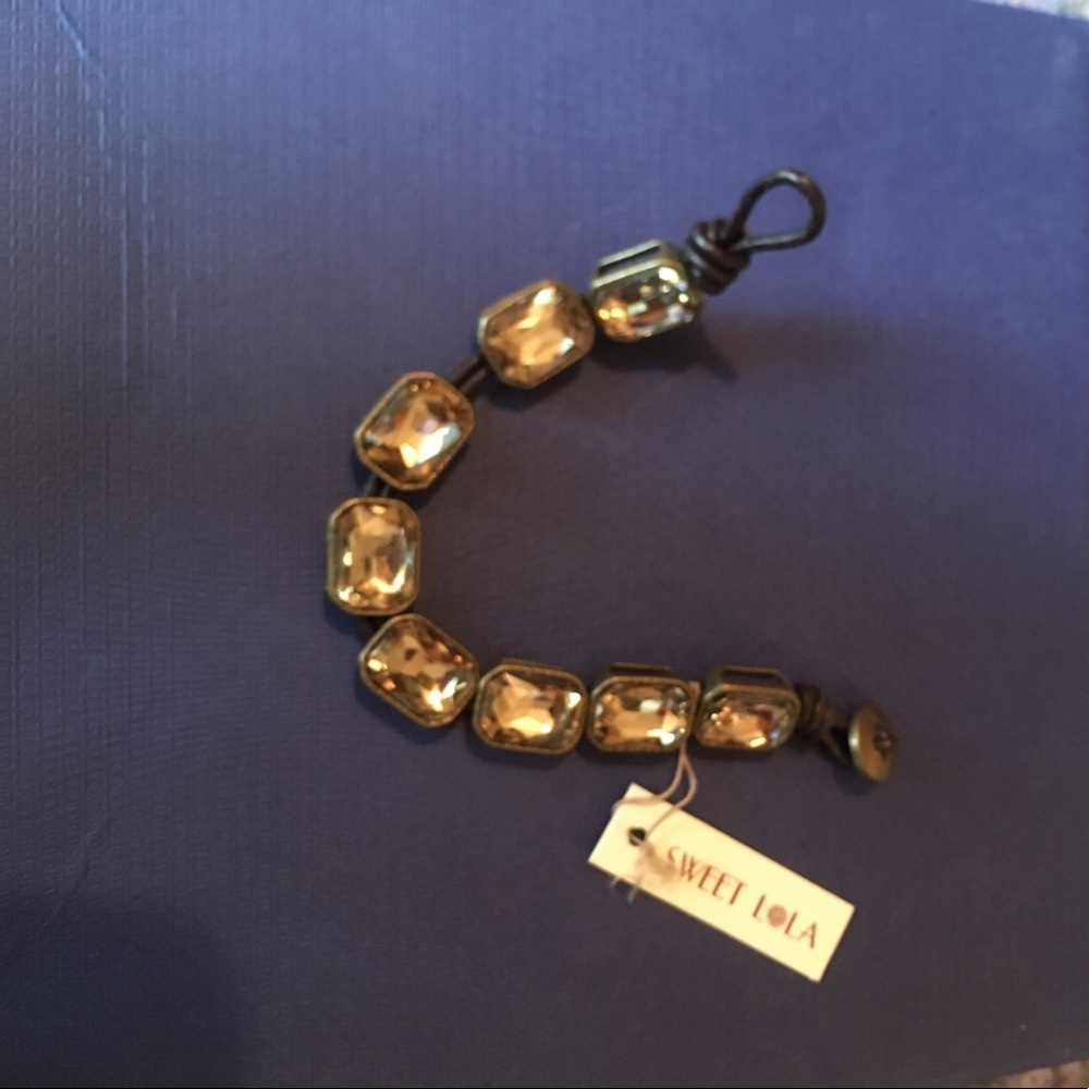 Large Rhinestone Bracelet