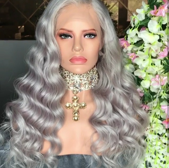 Gray Beauty Full Lace Wig Wig 26-28 inches main image 4