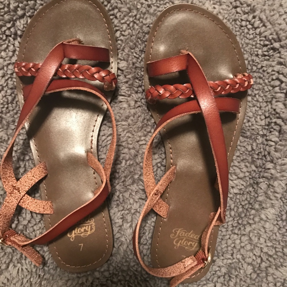 Brown sandals