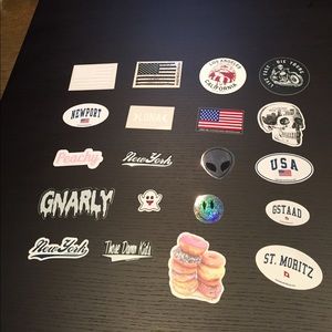 ON HOLD👽20 brandy stickers