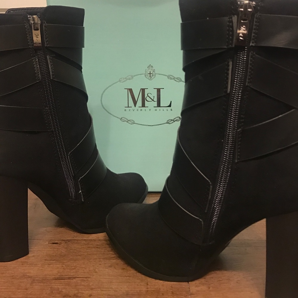 Brand new heel booties.