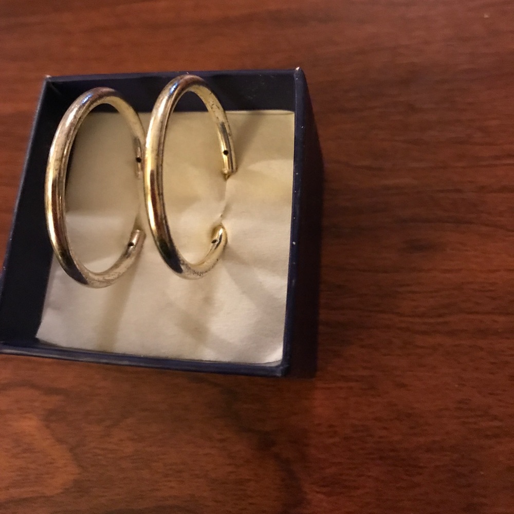 Silver hoops