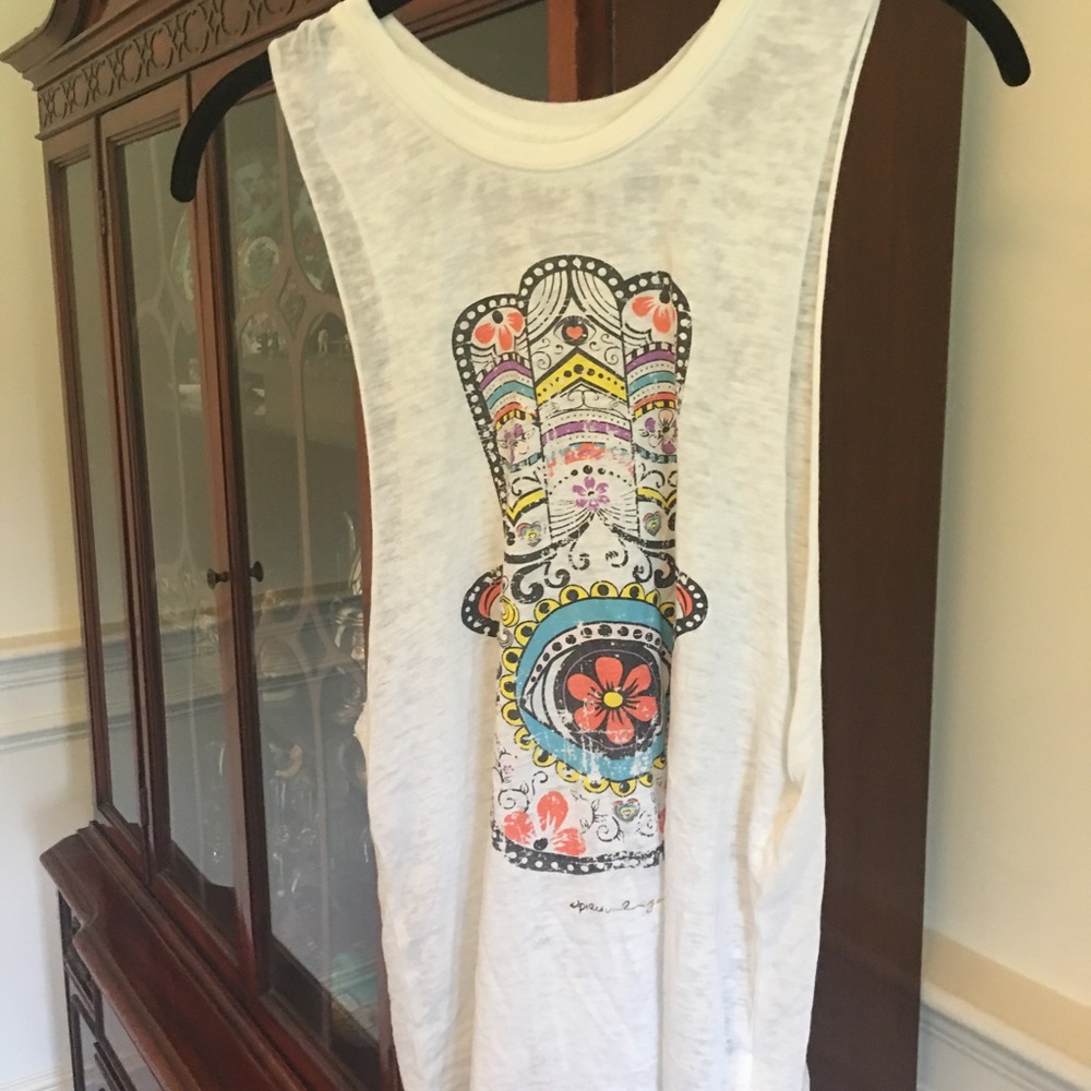 Spiritual Gangster Hamsa Muscle Tee