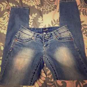 Straight leg jeans