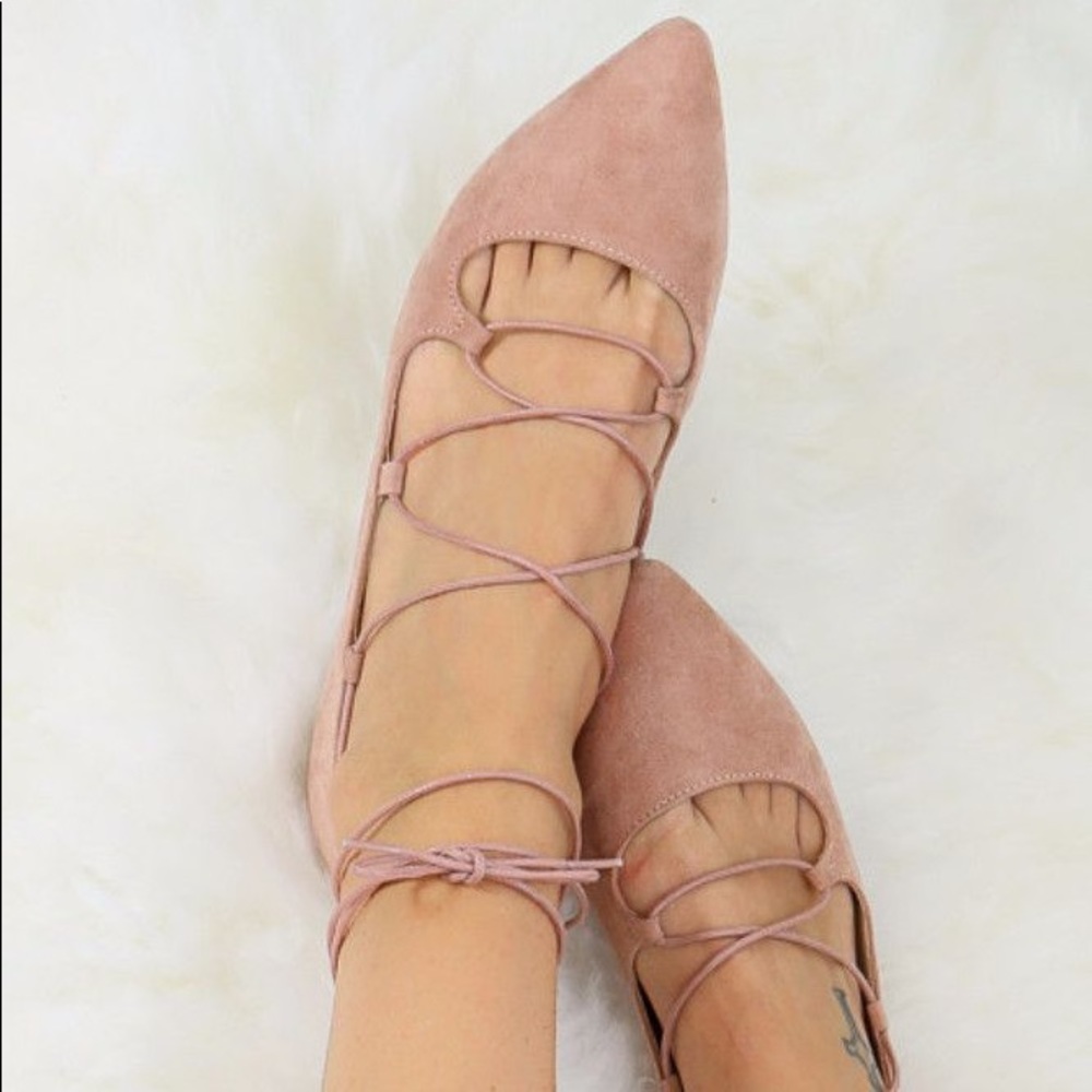Pink Ballet Flats