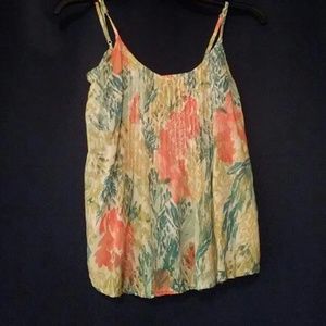 Old Navy Floral Watercolor Tank