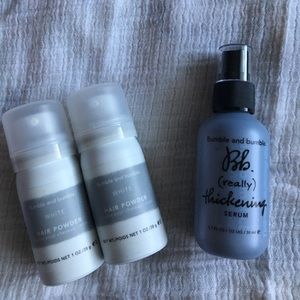 Travel size Bumble&Bumble hair products