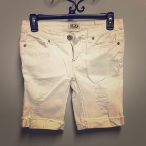White Bermuda shorts