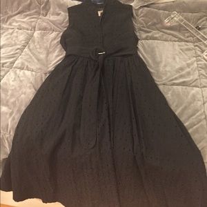 H&M black 1950s style dress Size 14