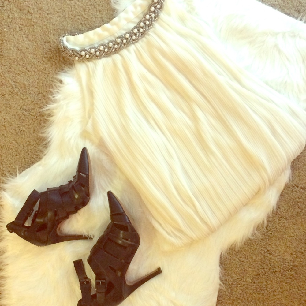 Classy White Coldwater Creek Dress