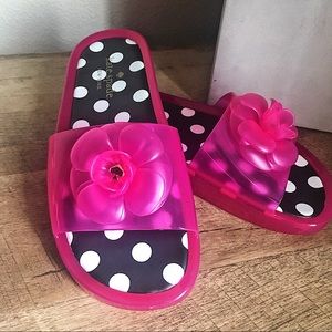 Kate Spade "Splash" Jelly Slippers
