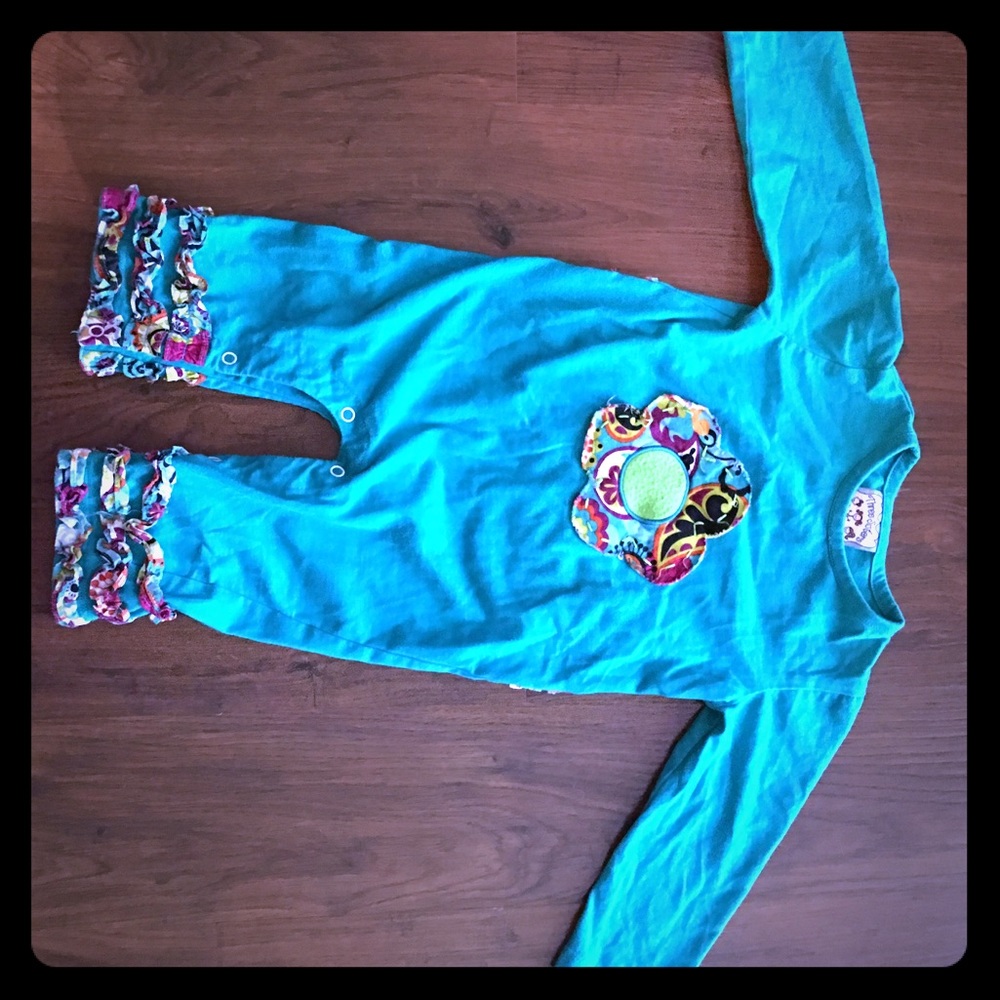 EUC blue romper.