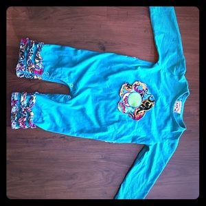 EUC blue romper.