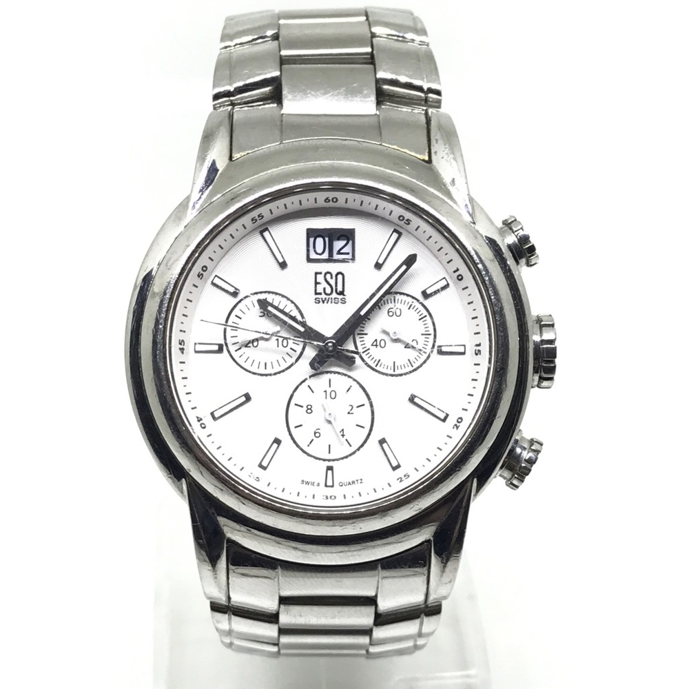 Esq swiss stainless steel chronograph men's watch