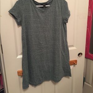 Marl green t shirt dress