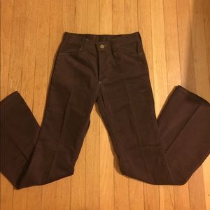 Beautiful vintage High Rise Brown Flares by Lee