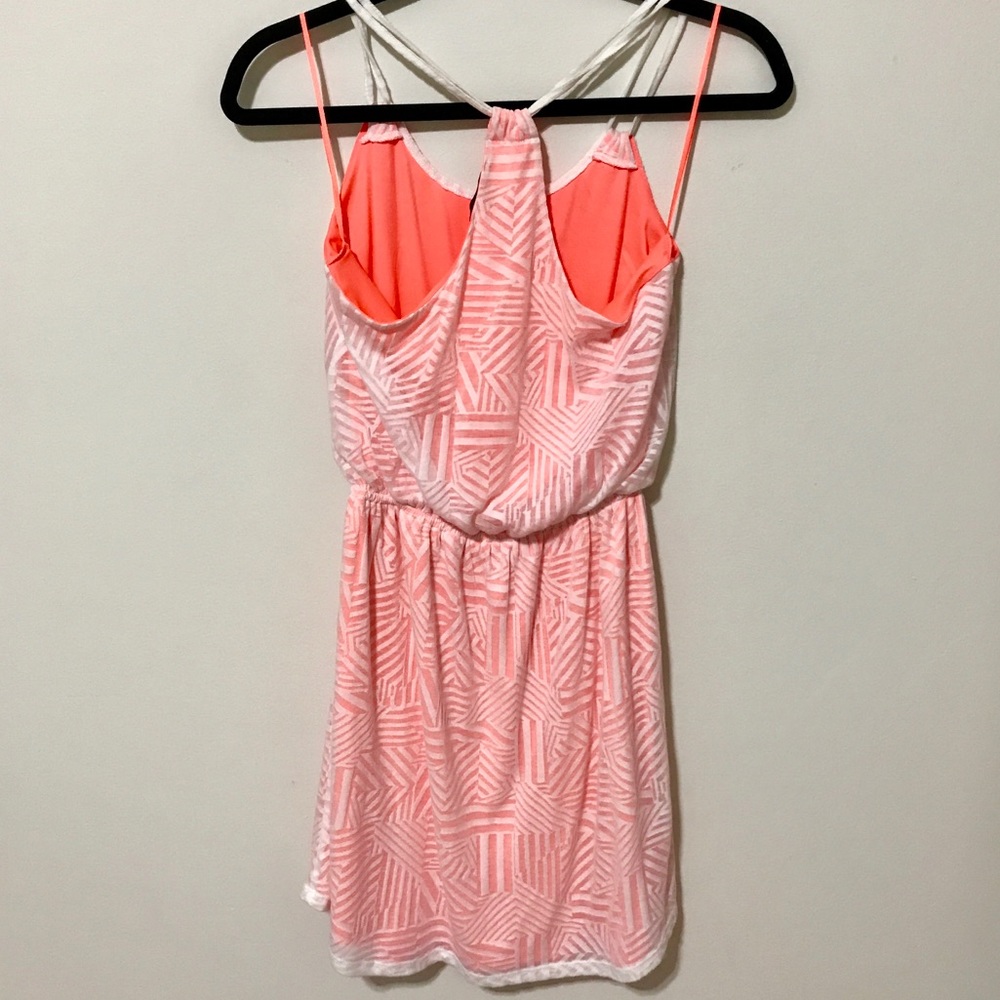 Express Patterned Neon Dress - Picture 2 of 4