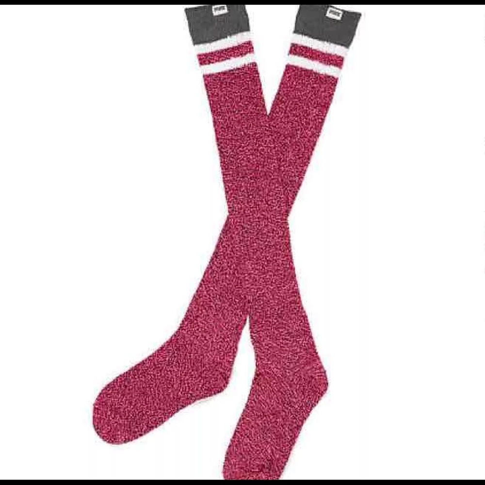 New Victoria's Secret PINK Over The Knee Socks