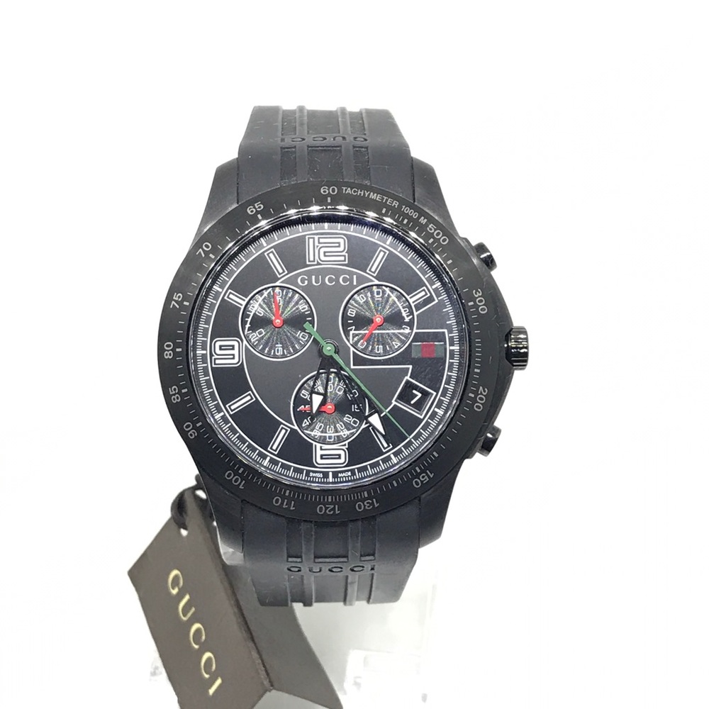 Gucci 126.5 chronograph steel quartz men's watch - Picture 2 of 7