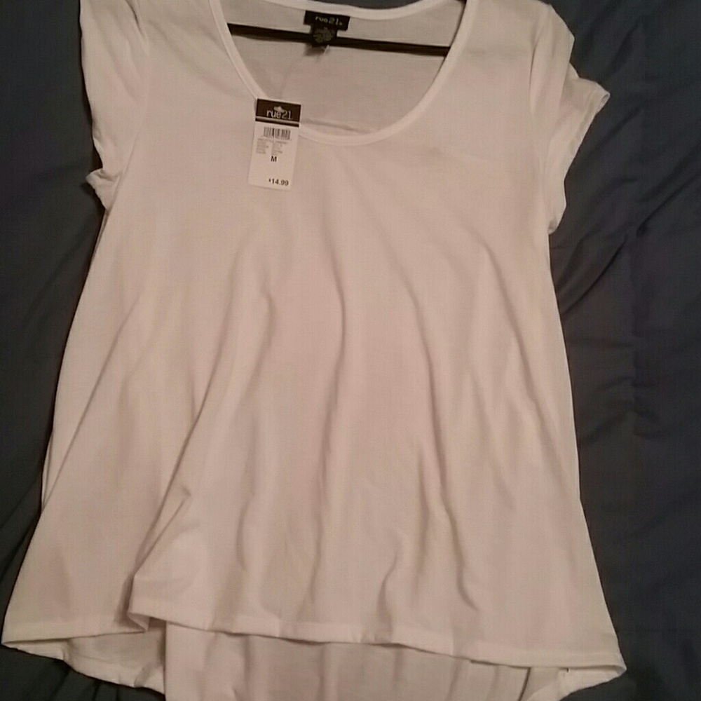 5 for $20! NWT Women's white hi/low top sz M