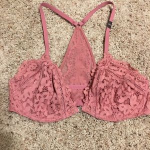 Never-worn VS dusty pink bralette 34D