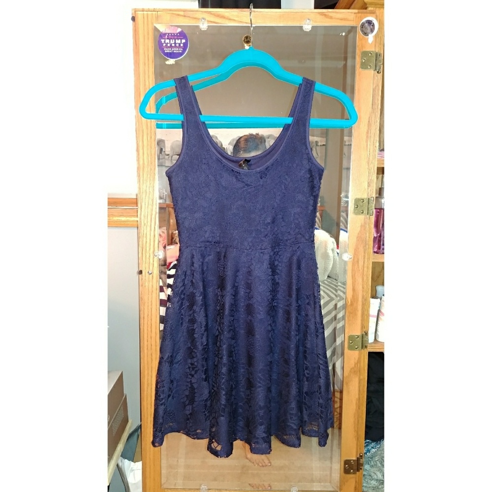 Navy Lace Dress