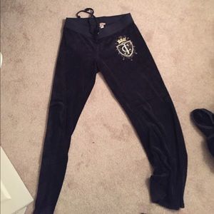 Juicy couture velour track pants