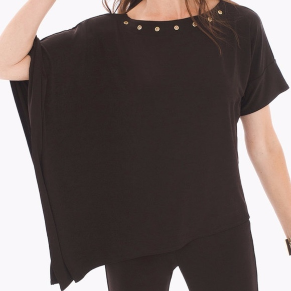 Chico's Tops - BNWT Chico's Grommet-Border Top