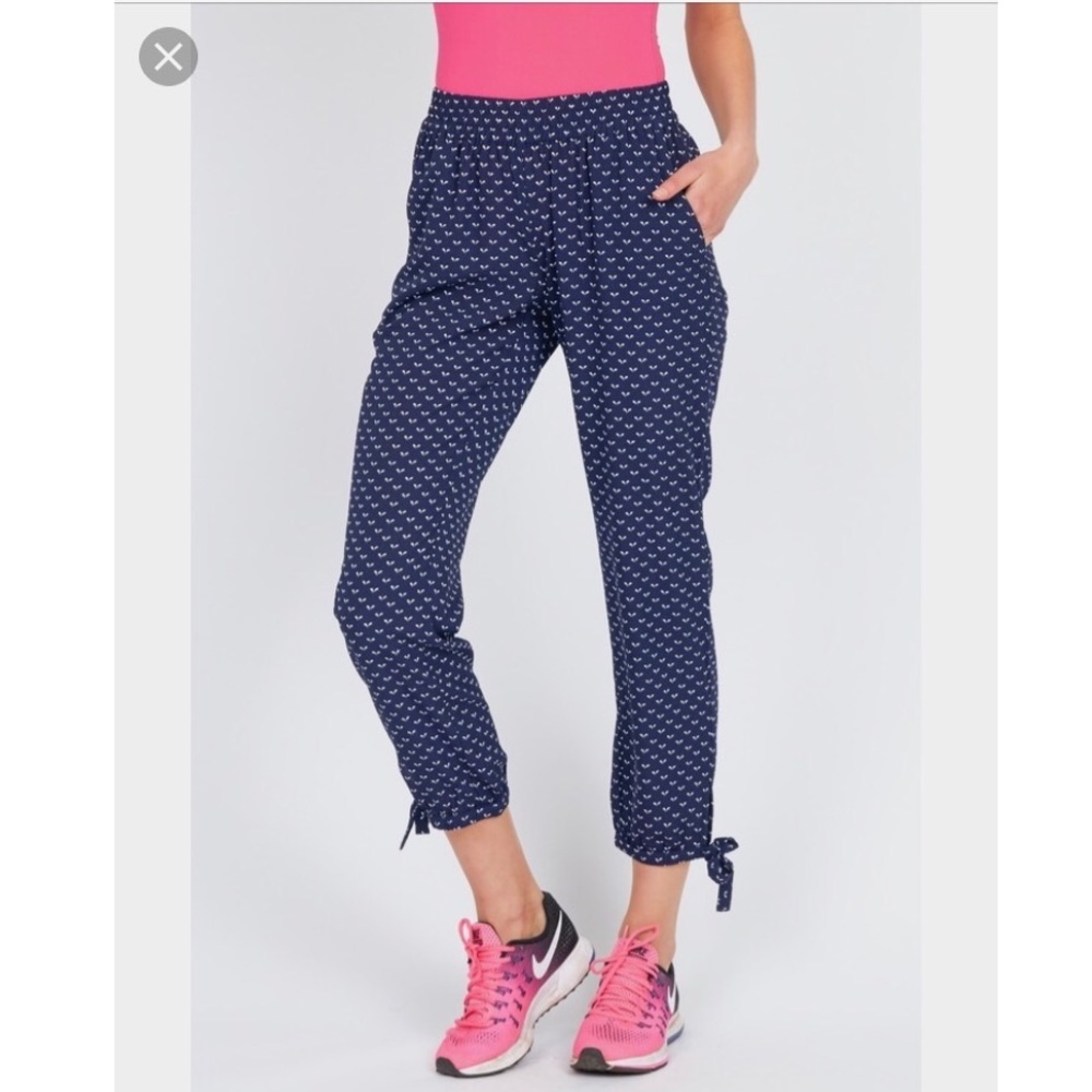 Octavia Althleisure Ankle-Tie Pants