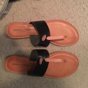 Colorblock Sandals