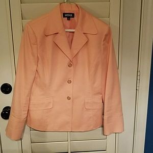 Kasper Suit Jacket Peach