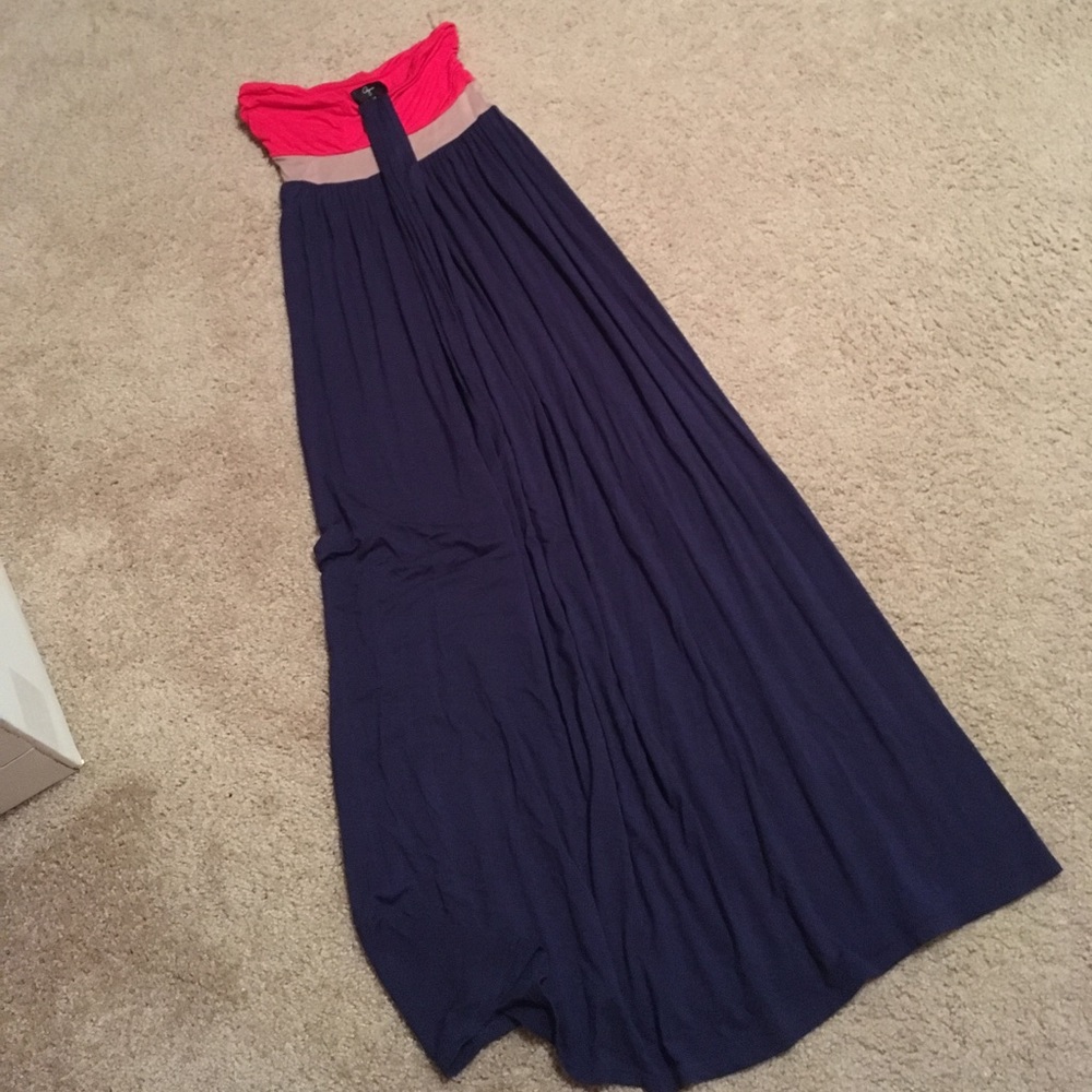 Stunning and unique Aqua maxi dress 👗