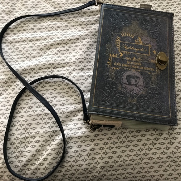 Disaster Designs Handbags - Unique Disaster Designs Apothecary On "Book" Bag