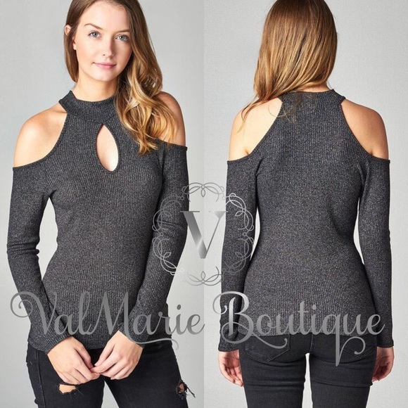 Cold Shoulder Top - Picture 2 of 2