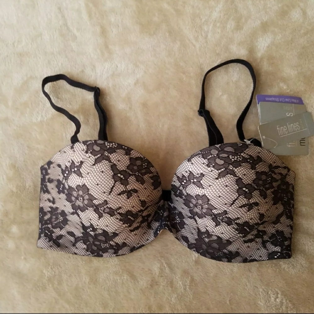  Floral lace bra