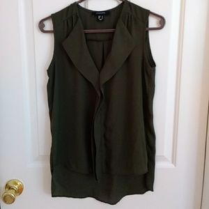 Olive green blouse