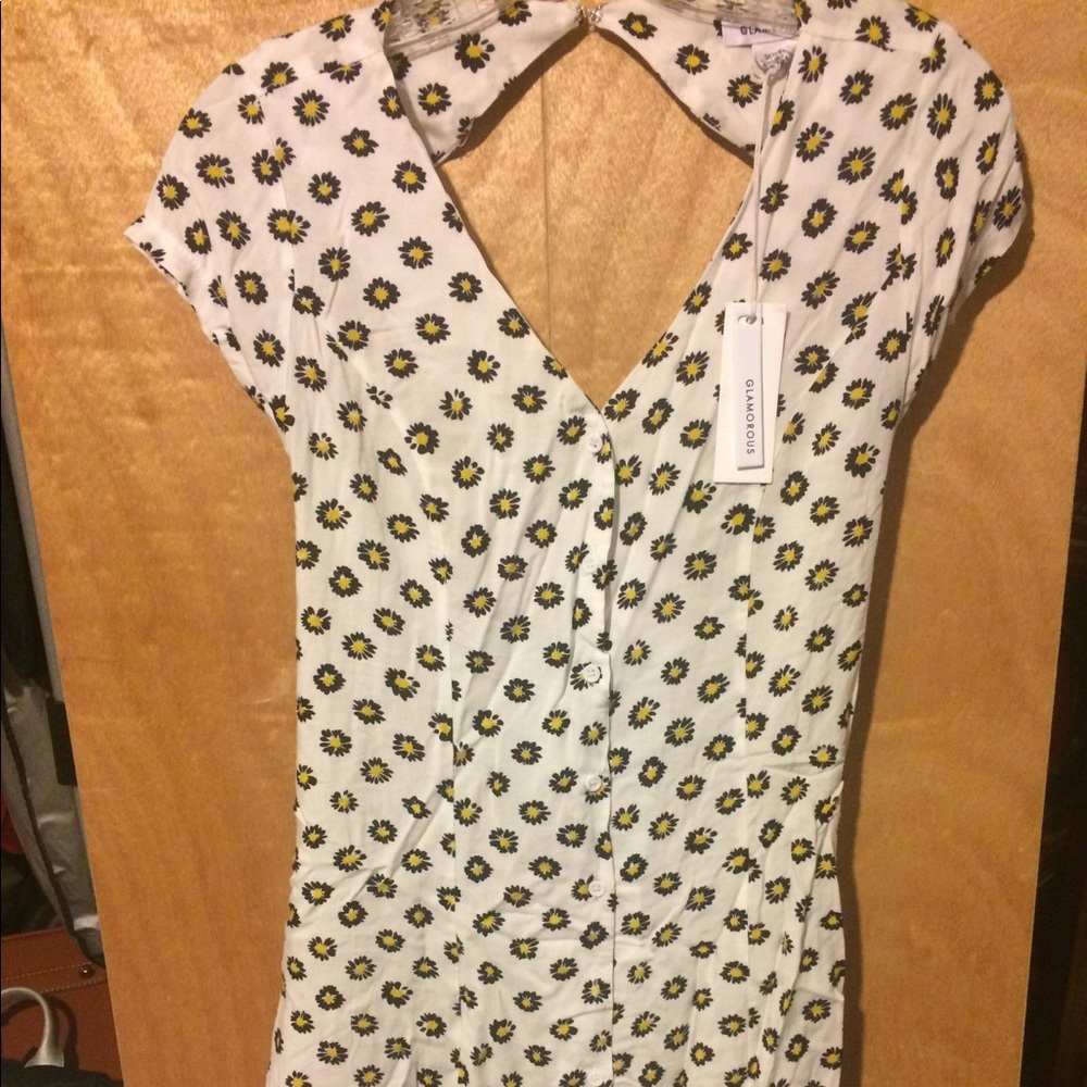 From urbanoutfitters glamorous silky lace-up back.