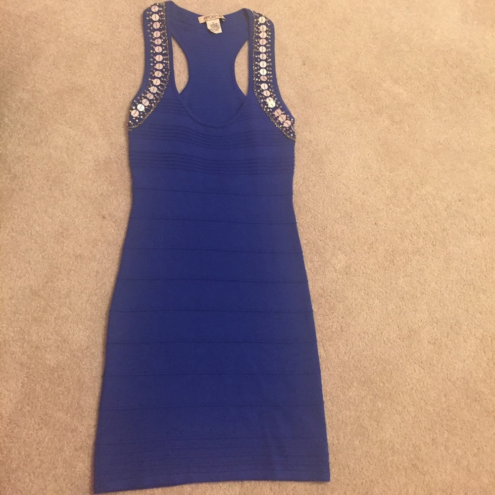Arden B blue dress