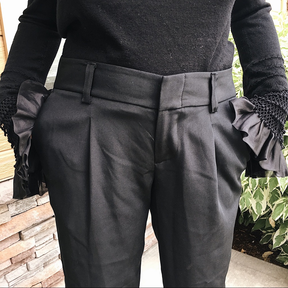 Black Ankle Trousers - Picture 2 of 8