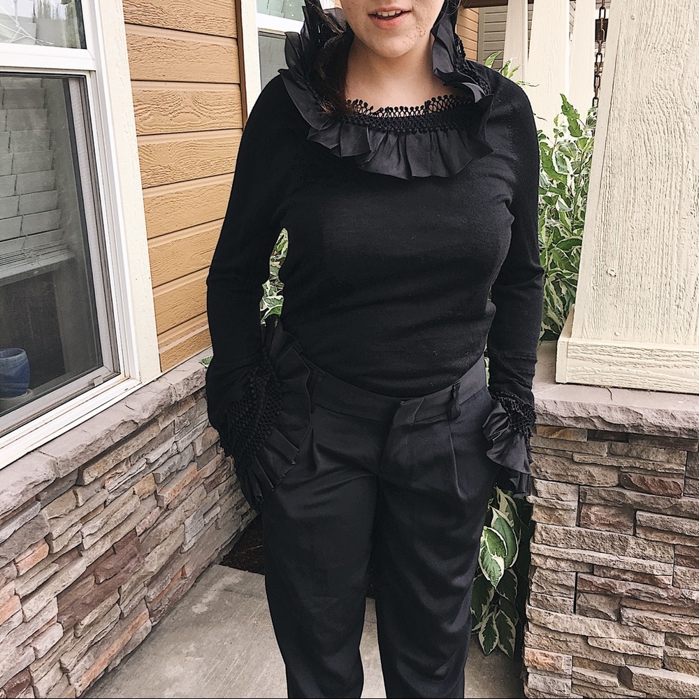 Black Ankle Trousers - Picture 8 of 8