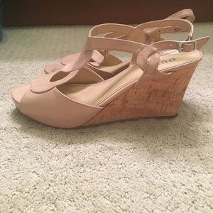 Guess Nude Wedges