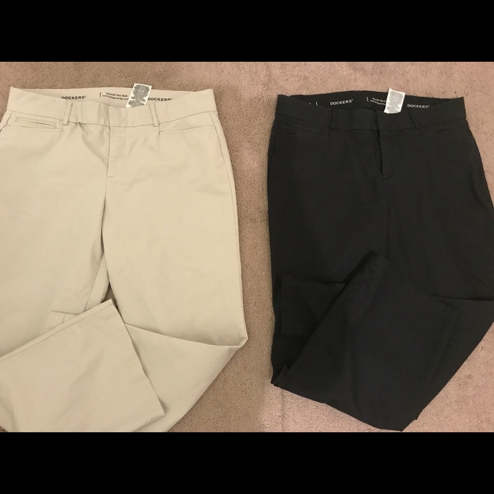 Black and Tan khakis