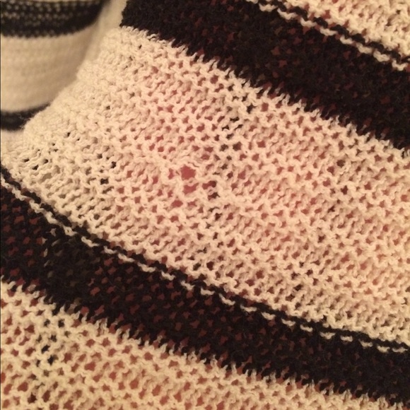 Modern Black, White, Blue Sweater - Picture 2 of 6