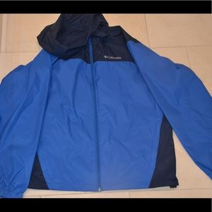 Blue windbreaker