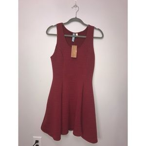 Red A-Line Dress